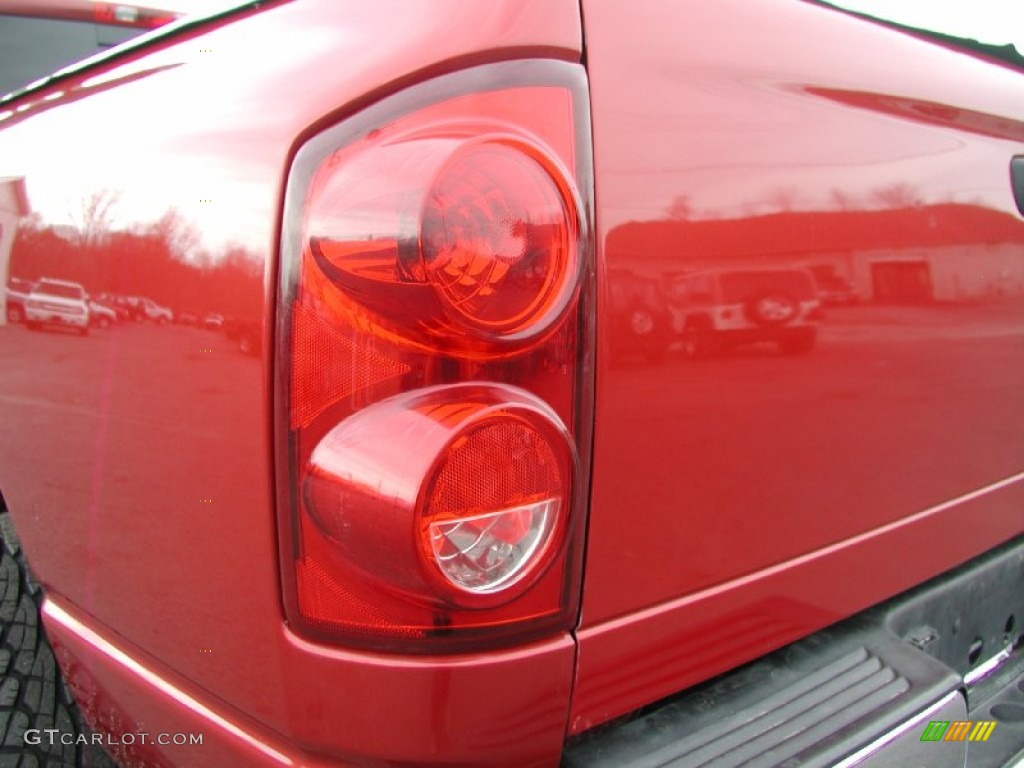 2007 Ram 3500 SLT Quad Cab 4x4 Dually - Inferno Red Crystal Pearl / Medium Slate Gray photo #32