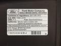 2011 Ford F150 FX4 SuperCab 4x4 Info Tag