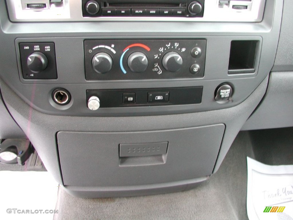 2007 Ram 3500 SLT Quad Cab 4x4 Dually - Inferno Red Crystal Pearl / Medium Slate Gray photo #53