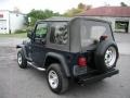 2004 Patriot Blue Pearl Jeep Wrangler X 4x4  photo #7