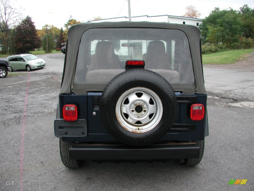 2004 Wrangler X 4x4 - Patriot Blue Pearl / Dark Slate Gray photo #8