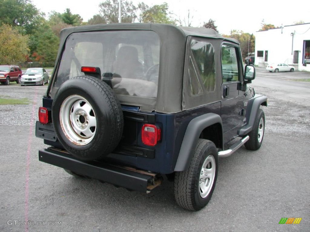 2004 Wrangler X 4x4 - Patriot Blue Pearl / Dark Slate Gray photo #9