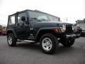 2004 Patriot Blue Pearl Jeep Wrangler X 4x4  photo #15