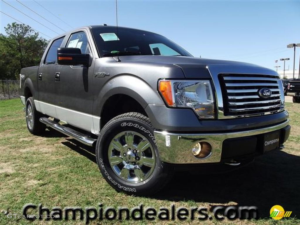 2011 F150 XLT SuperCrew 4x4 - Sterling Grey Metallic / Steel Gray photo #1