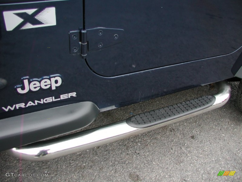 2004 Wrangler X 4x4 - Patriot Blue Pearl / Dark Slate Gray photo #21