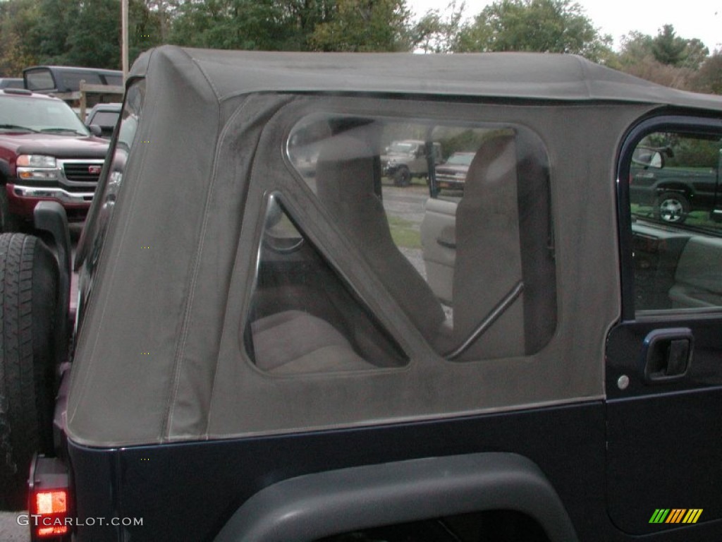 2004 Wrangler X 4x4 - Patriot Blue Pearl / Dark Slate Gray photo #37