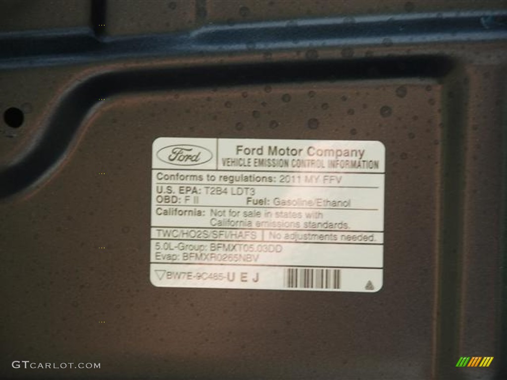 2011 F150 XLT SuperCrew 4x4 - Dark Blue Pearl Metallic / Steel Gray photo #19