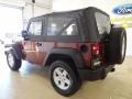 2008 Red Rock Crystal Pearl Jeep Wrangler X 4x4  photo #6