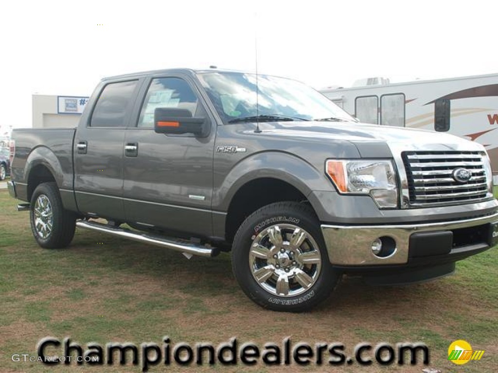 2011 F150 XLT SuperCrew - Sterling Grey Metallic / Steel Gray photo #1