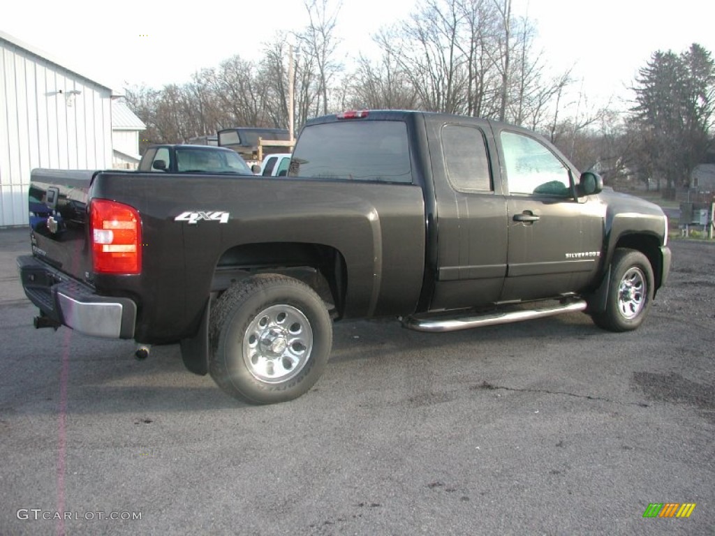 2007 Silverado 1500 LT Extended Cab 4x4 - Black / Ebony Black photo #8