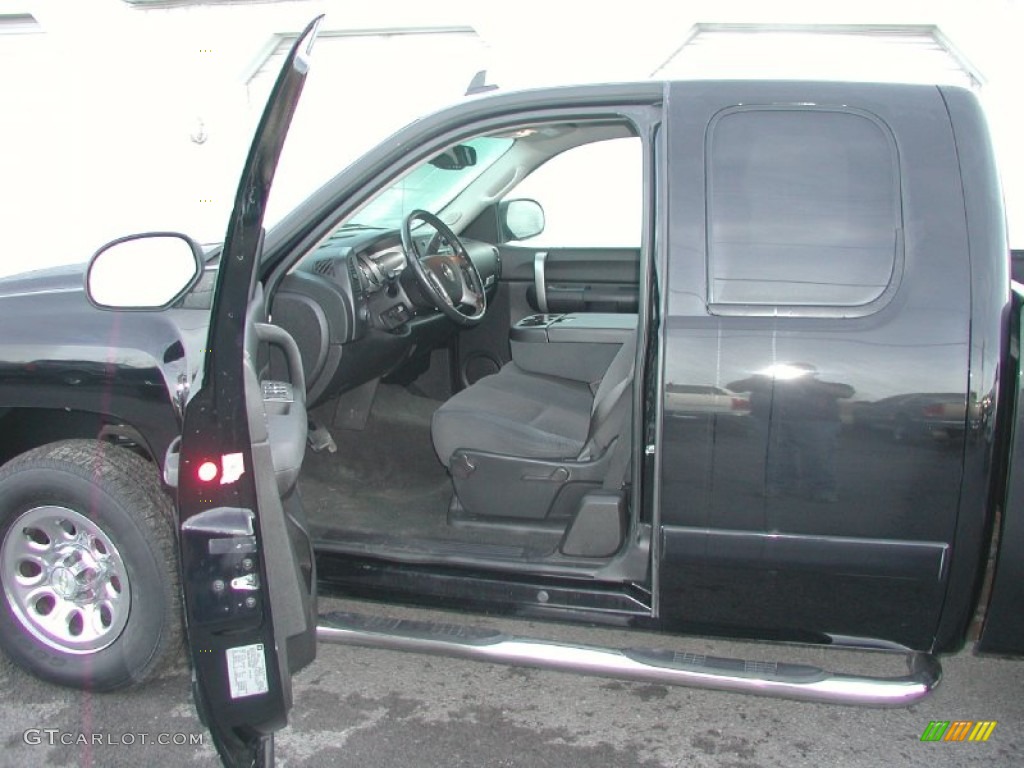 2007 Silverado 1500 LT Extended Cab 4x4 - Black / Ebony Black photo #13