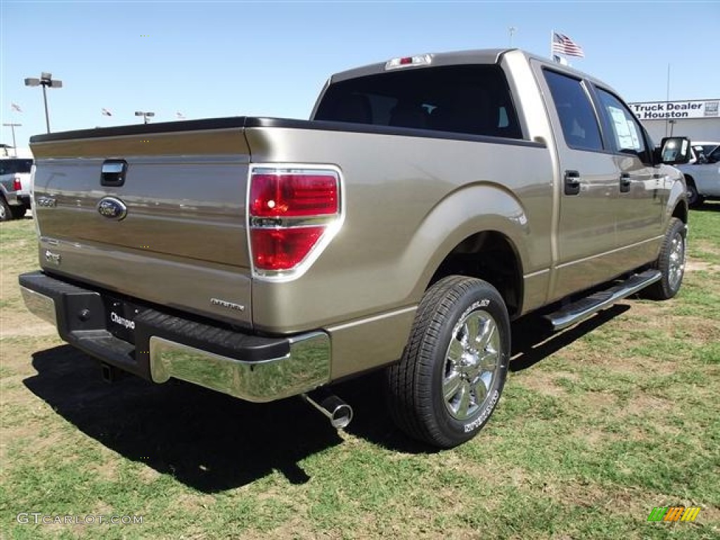 2011 F150 XLT SuperCrew - Pale Adobe Metallic / Pale Adobe photo #6