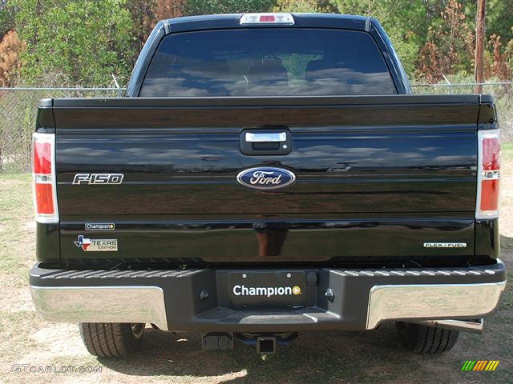 2011 F150 XLT SuperCrew - Ebony Black / Steel Gray photo #6