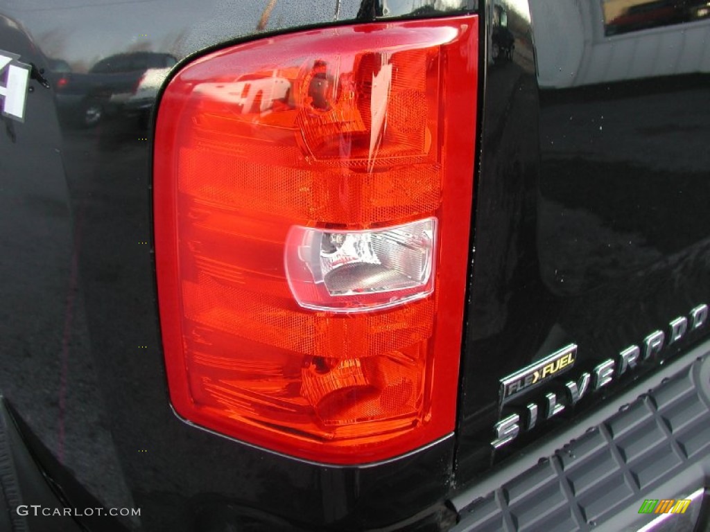 2007 Silverado 1500 LT Extended Cab 4x4 - Black / Ebony Black photo #45