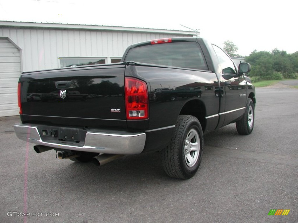 2005 Ram 1500 ST Regular Cab - Black / Dark Slate Gray photo #8