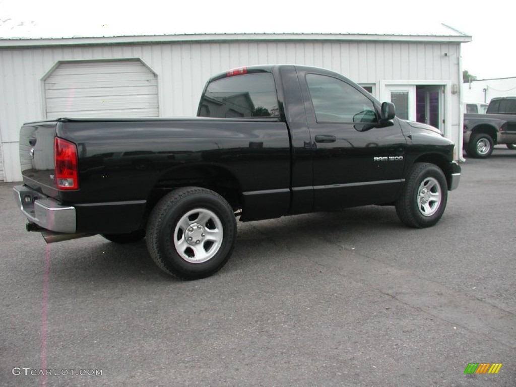 2005 Ram 1500 ST Regular Cab - Black / Dark Slate Gray photo #9