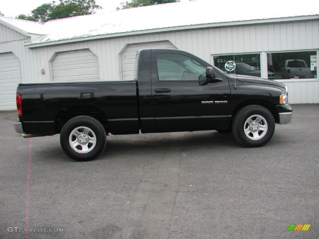 2005 Ram 1500 ST Regular Cab - Black / Dark Slate Gray photo #10