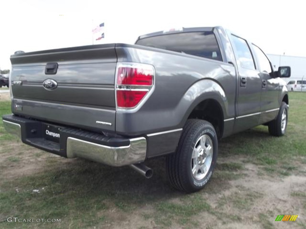 2011 F150 XLT SuperCrew - Sterling Grey Metallic / Steel Gray photo #6