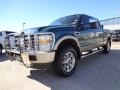 2008 Forest Green Metallic Ford F250 Super Duty King Ranch Crew Cab 4x4  photo #1