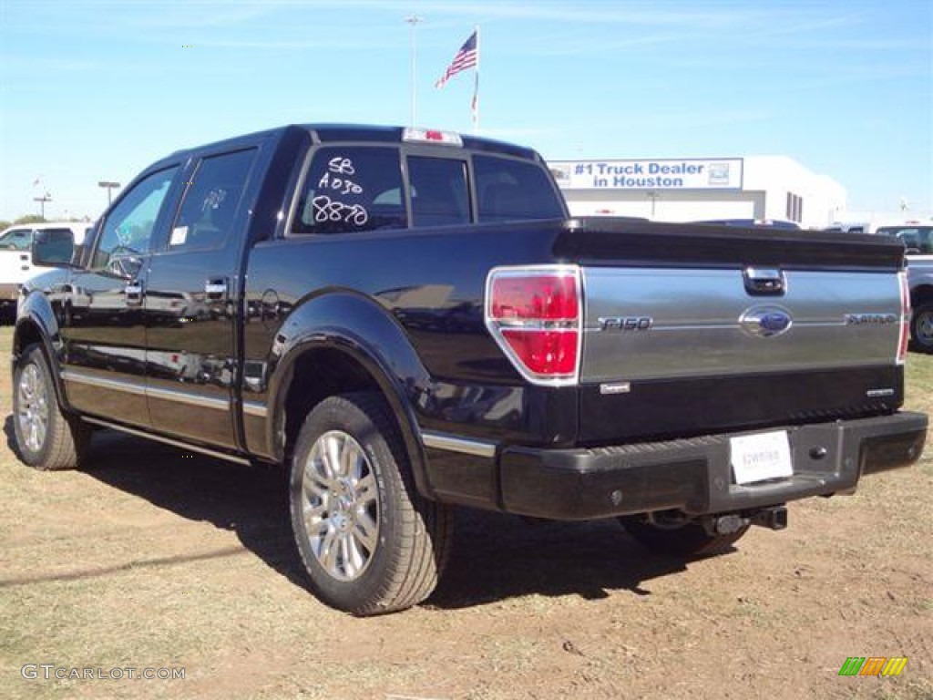 2011 F150 Platinum SuperCrew - Ebony Black / Black photo #6