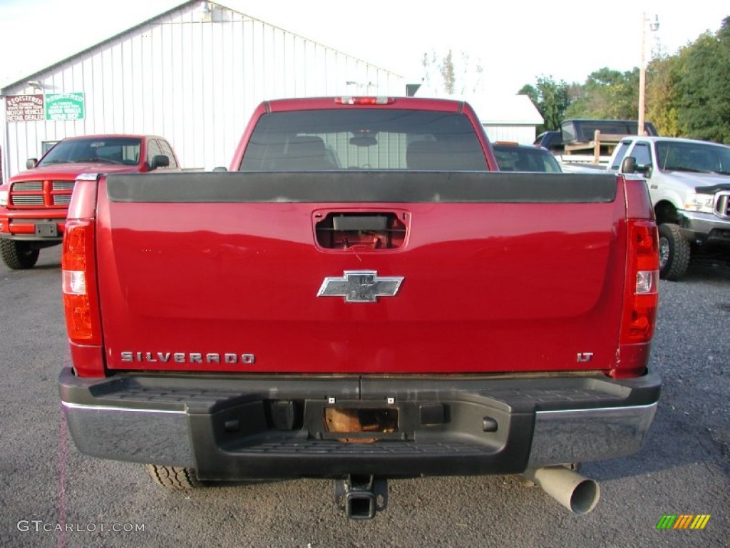 2007 Silverado 3500HD LT Crew Cab 4x4 - Sport Red Metallic / Ebony photo #9