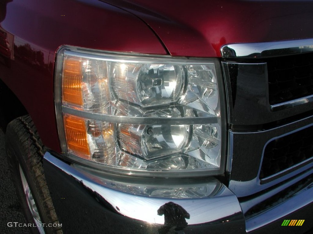 2007 Silverado 3500HD LT Crew Cab 4x4 - Sport Red Metallic / Ebony photo #22