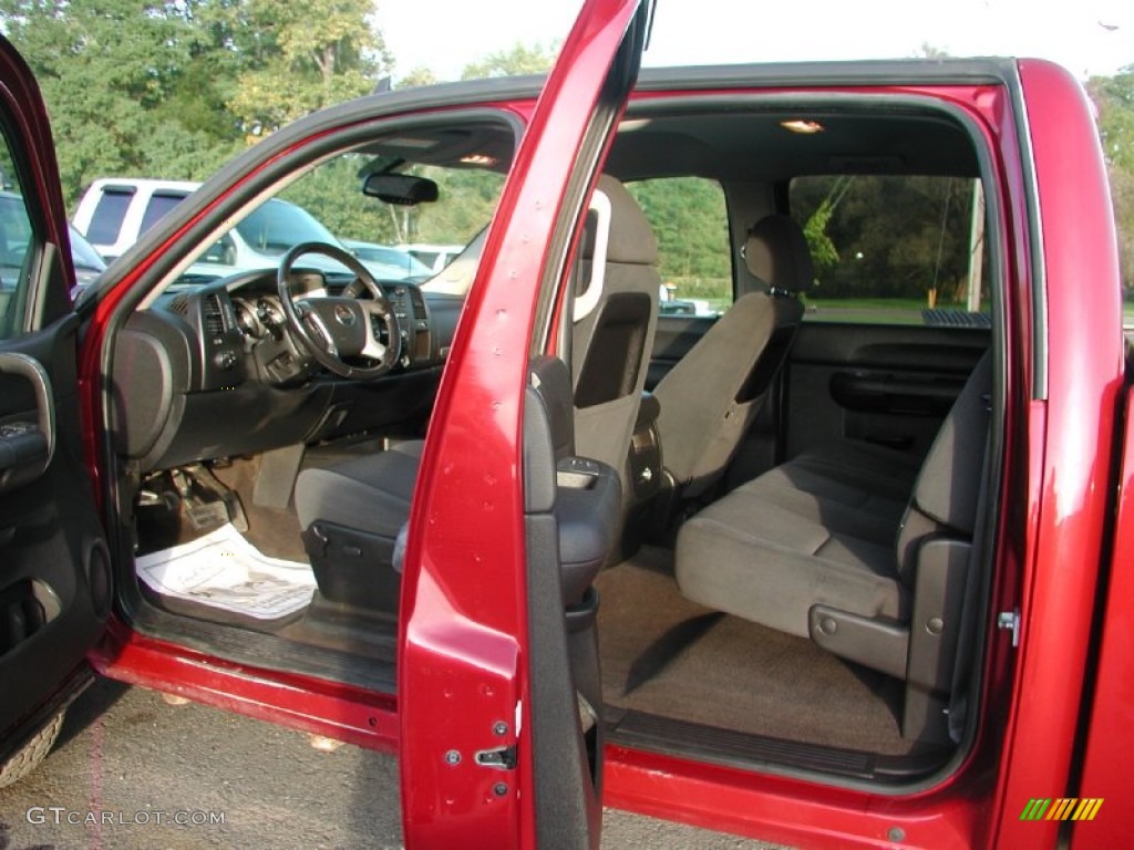 Ebony Interior 2007 Chevrolet Silverado 3500HD LT Crew Cab 4x4 Photo #57386486
