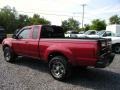 Molten Lava Red Pearl - Frontier XE King Cab 4x4 Photo No. 4