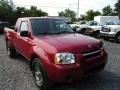 2002 Molten Lava Red Pearl Nissan Frontier XE King Cab 4x4  photo #11