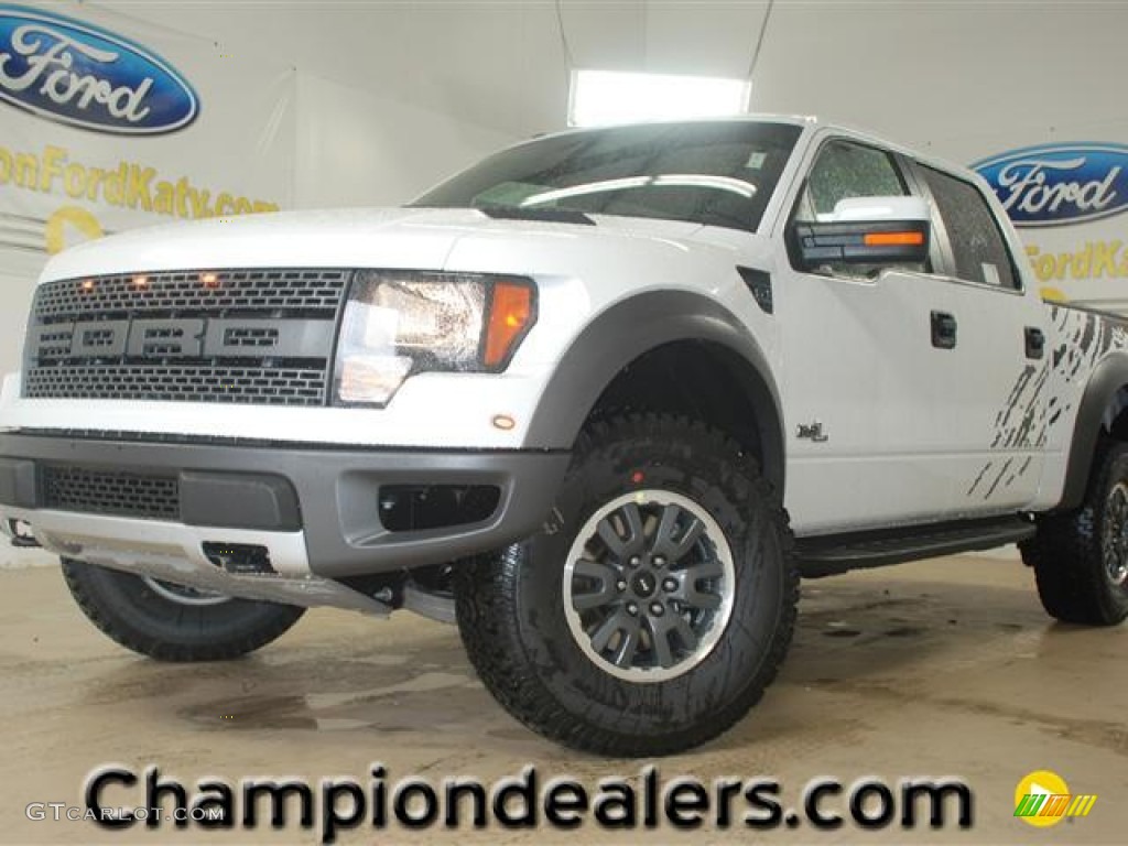 2011 F150 SVT Raptor SuperCrew 4x4 - Oxford White / Raptor Black photo #1