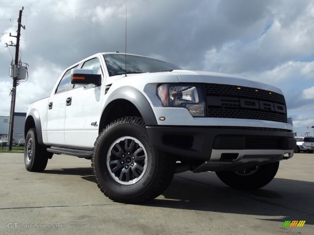 2011 F150 SVT Raptor SuperCrew 4x4 - Oxford White / Raptor Black photo #1