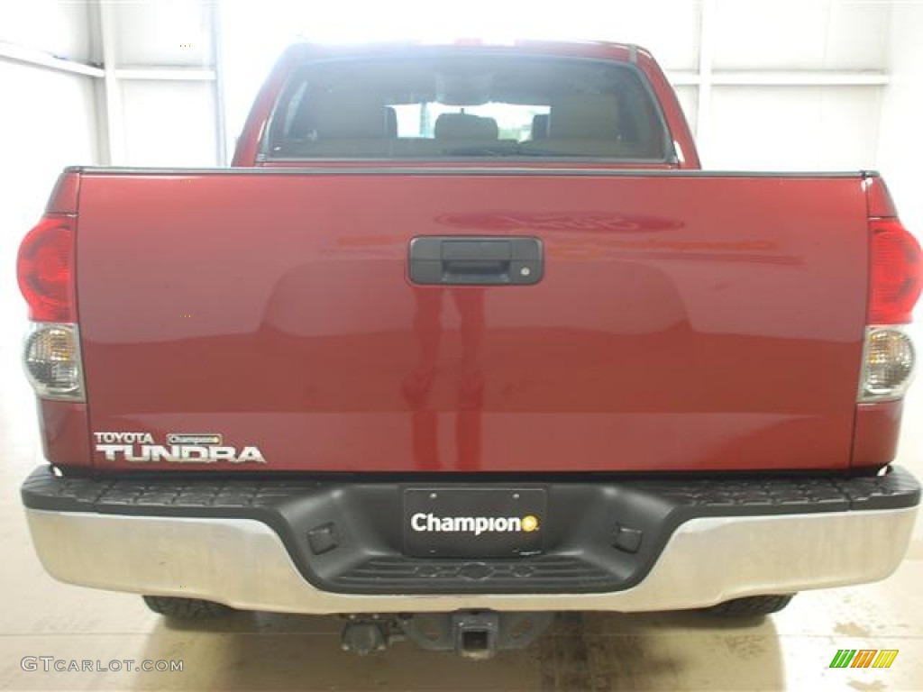 2007 Tundra SR5 CrewMax - Salsa Red Pearl / Beige photo #5