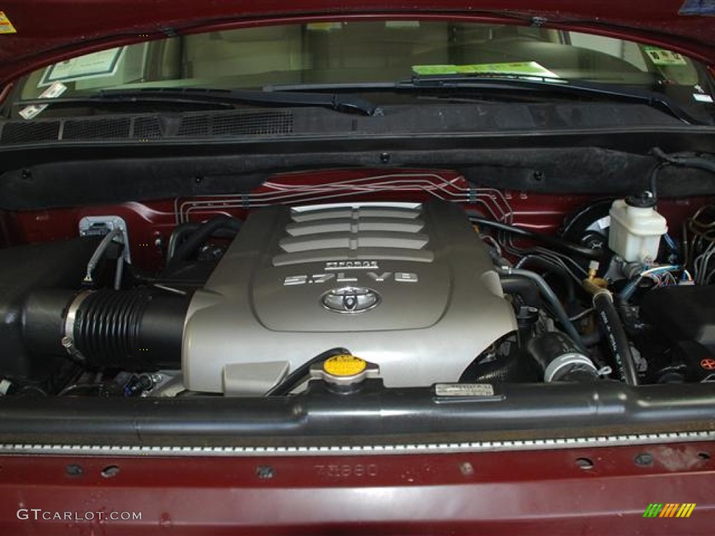 2007 Tundra SR5 CrewMax - Salsa Red Pearl / Beige photo #18