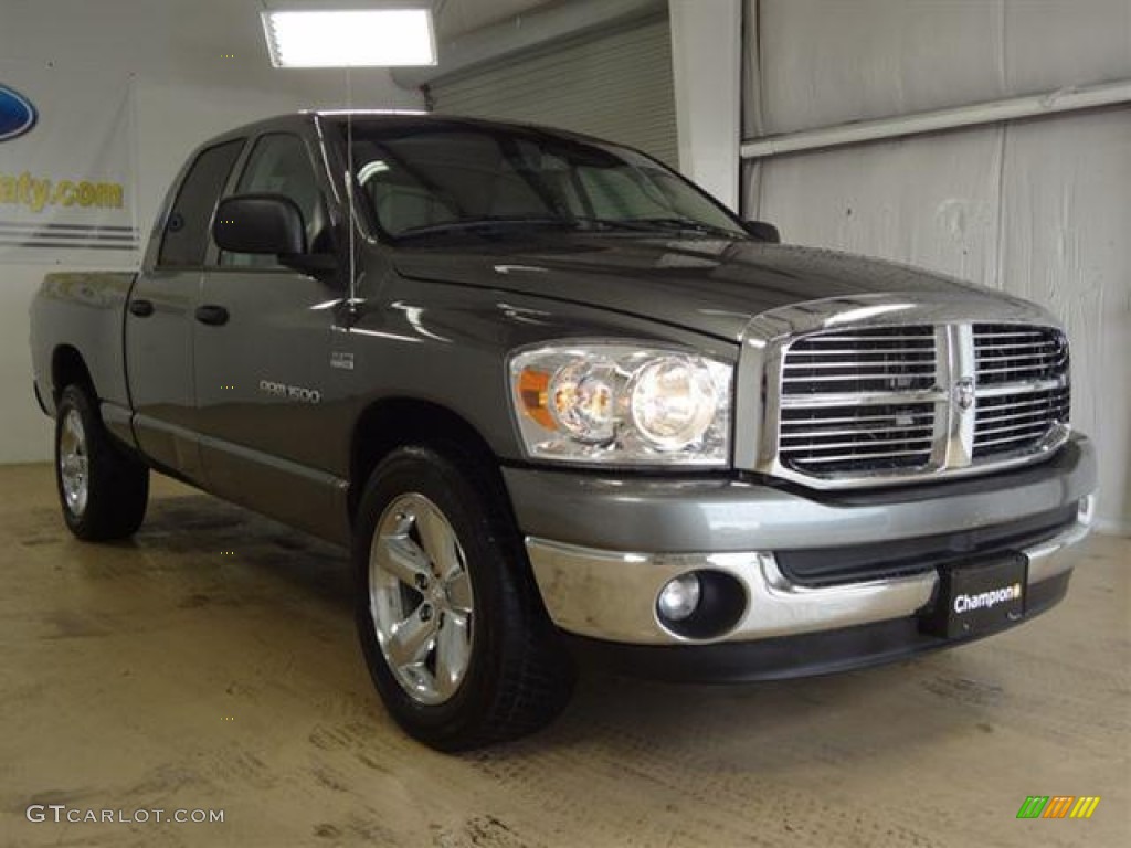 2007 Ram 1500 Lone Star Edition Quad Cab - Mineral Gray Metallic / Medium Slate Gray photo #3