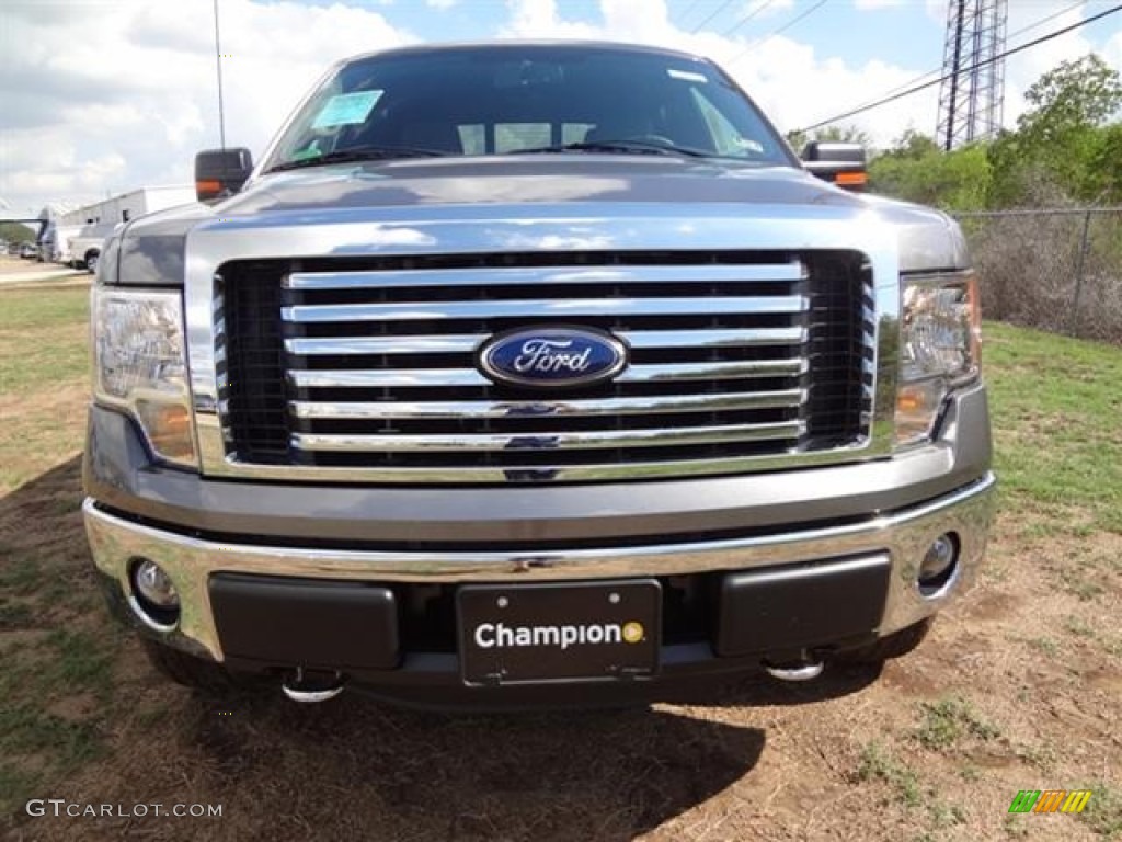 2011 F150 XLT SuperCrew 4x4 - Sterling Grey Metallic / Steel Gray photo #2