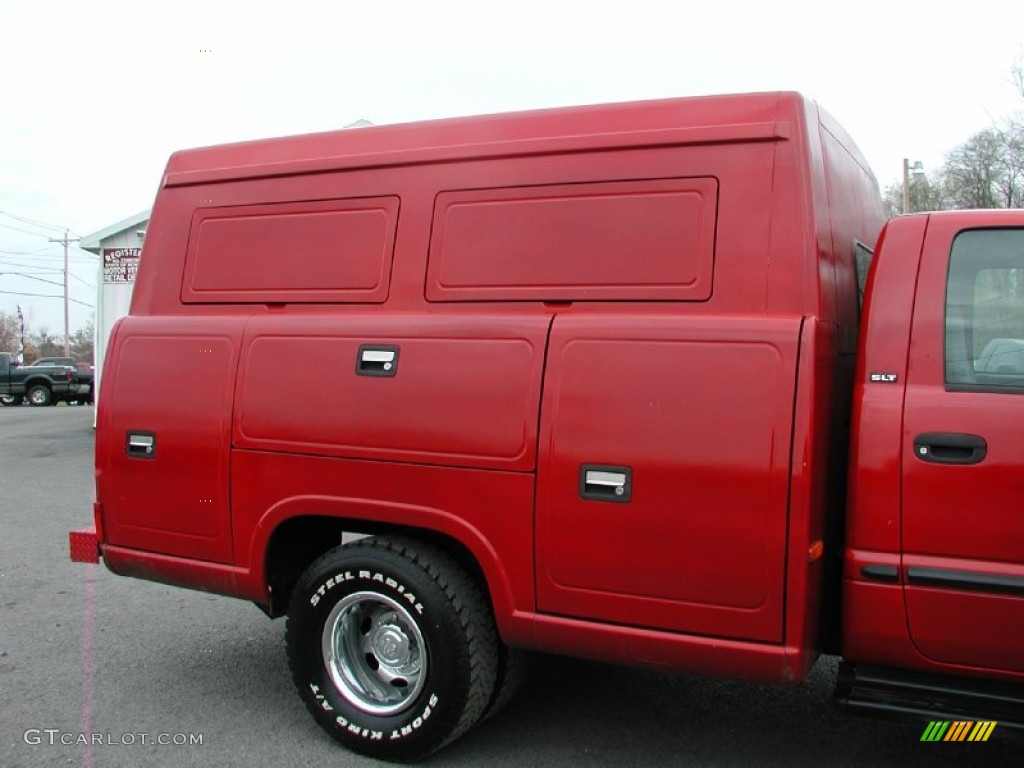 2000 Ram 3500 SLT Regular Cab 4x4 Commercial - Flame Red / Agate photo #21