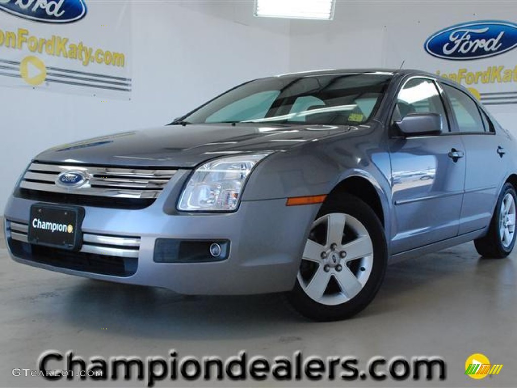 2007 Fusion SE V6 AWD - Tungsten Grey Metallic / Light Stone photo #1