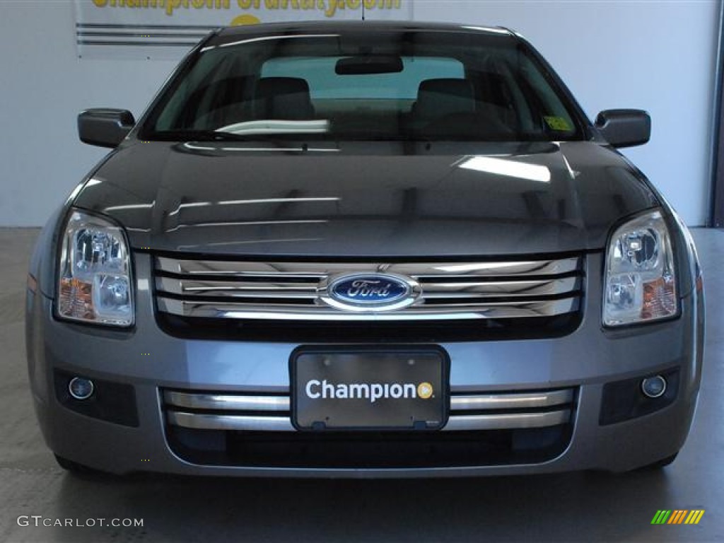 2007 Fusion SE V6 AWD - Tungsten Grey Metallic / Light Stone photo #2