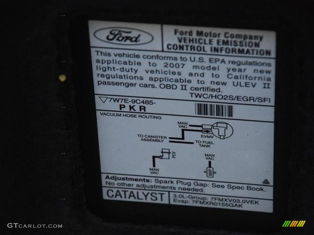 2007 Fusion SE V6 AWD - Tungsten Grey Metallic / Light Stone photo #17