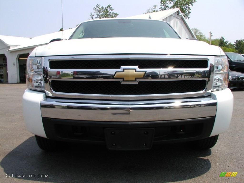 2008 Silverado 1500 LT Extended Cab 4x4 - Summit White / Light Titanium/Ebony Accents photo #15