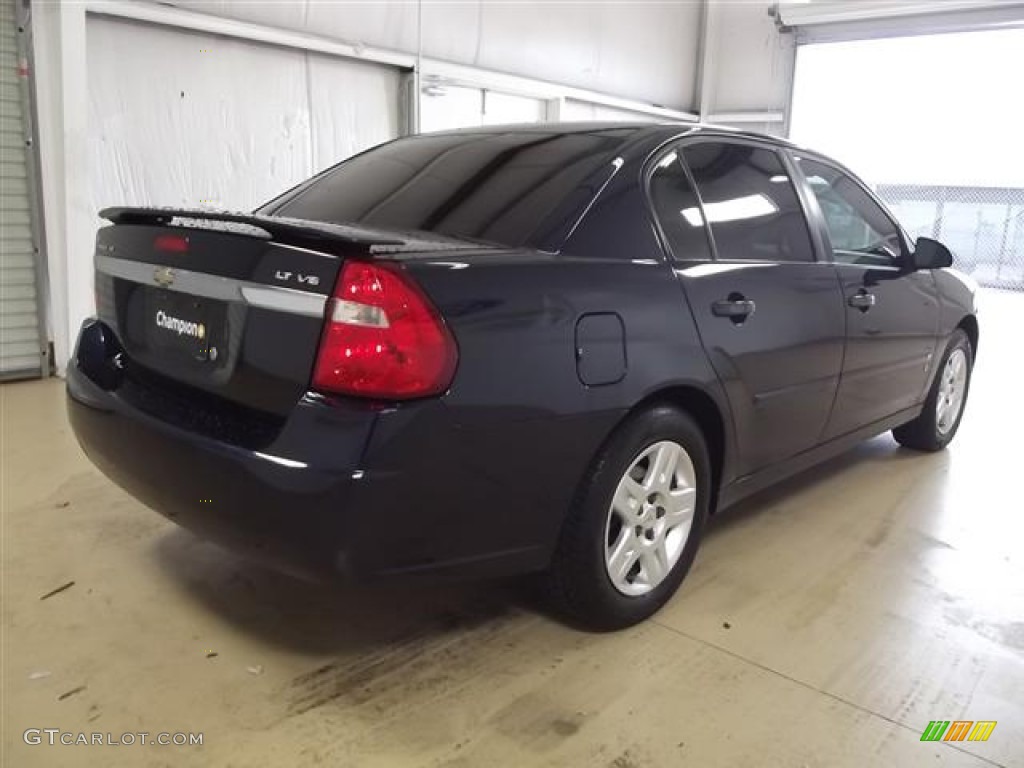 2007 Malibu LT Sedan - Dark Blue Metallic / Titanium Gray photo #4