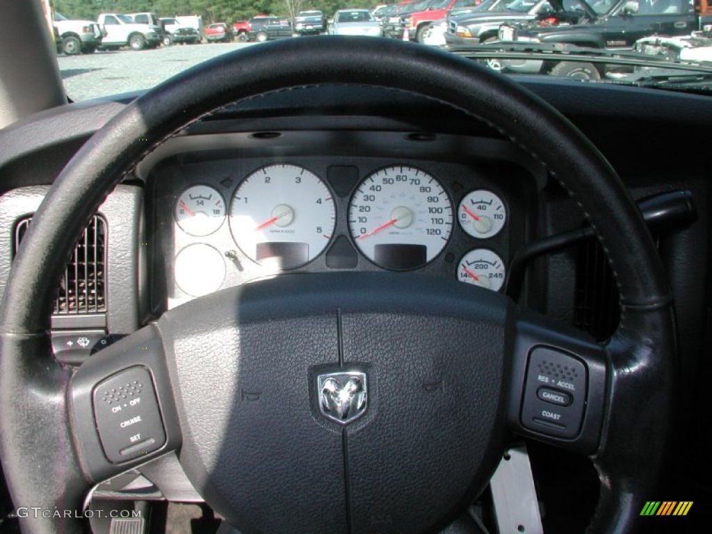 2004 Ram 3500 SLT Quad Cab 4x4 Dually - Black / Dark Slate Gray photo #20