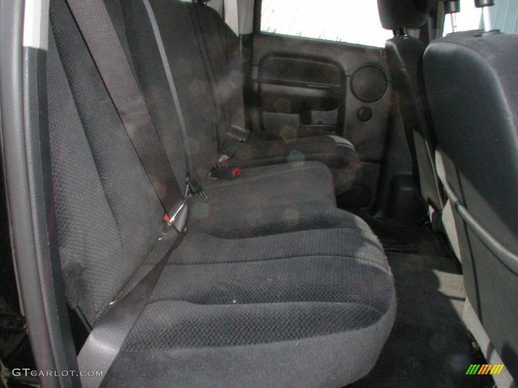 2004 Ram 3500 SLT Quad Cab 4x4 Dually - Black / Dark Slate Gray photo #37