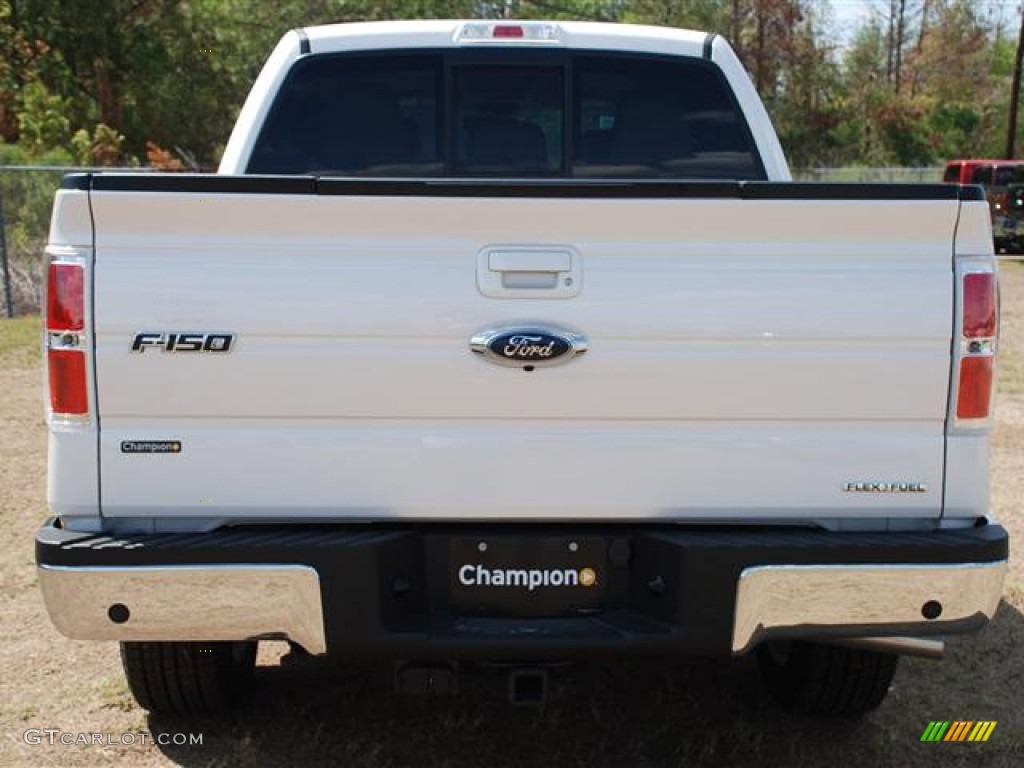 2011 F150 Lariat SuperCrew - White Platinum Metallic Tri-Coat / Pale Adobe photo #5