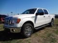 2011 White Platinum Metallic Tri-Coat Ford F150 Lariat SuperCrew 4x4  photo #3