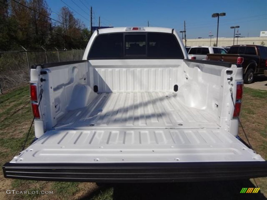 2011 F150 Lariat SuperCrew 4x4 - White Platinum Metallic Tri-Coat / Black photo #10