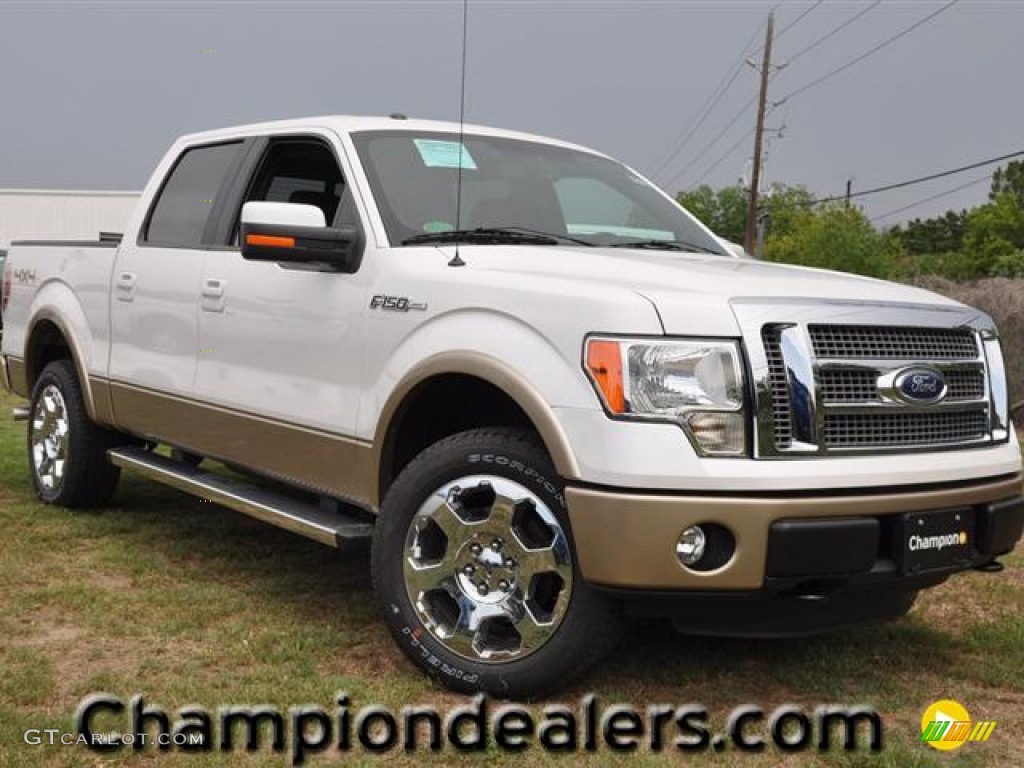 White Platinum Metallic Tri-Coat Ford F150