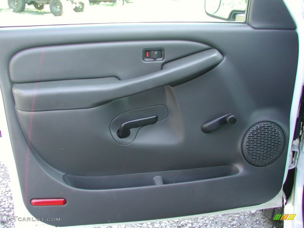 2007 Chevrolet Silverado 2500HD Classic LS Extended Cab 4x4 Dark Charcoal Door Panel Photo #57392369