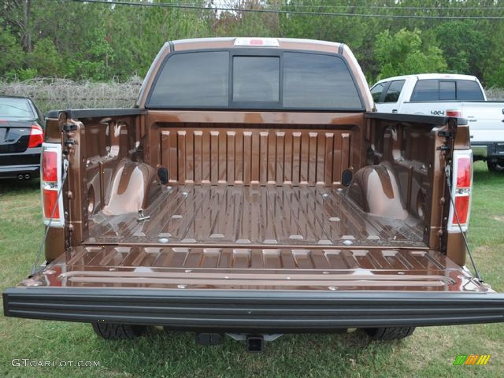 2011 F150 Lariat SuperCrew 4x4 - Golden Bronze Metallic / Black photo #8