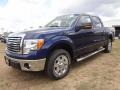 2011 Dark Blue Pearl Metallic Ford F150 XLT SuperCrew  photo #4